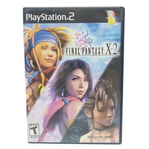 Final‎ Fantasy X-2 (PlayStation 2, 2003) Black Label Complete Game & Manual PS2